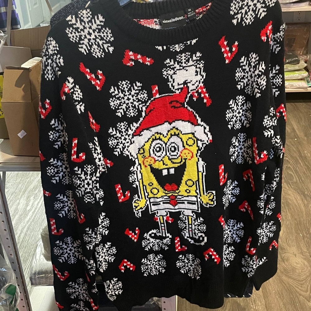 Nickelodeon Black and Red Sweater